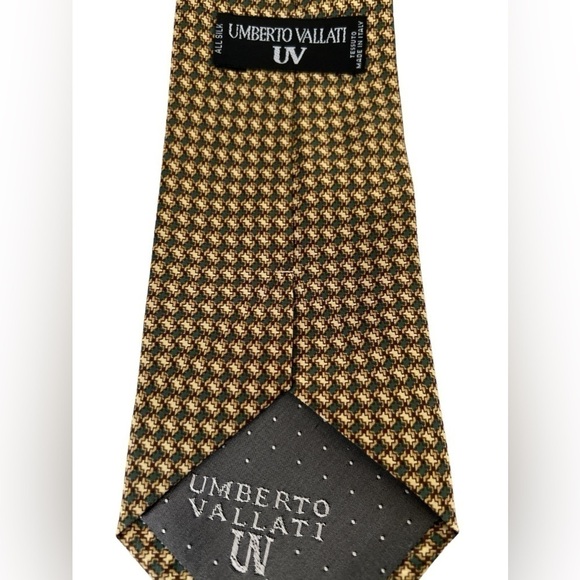 Umbertto Vallati Men’s Silk Tie - Picture 2 of 2